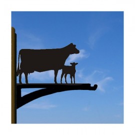 Porte-paniers 40 cm sur le thème de la ferme et ses animaux